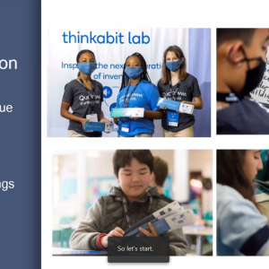 Screenshot of the Qualcomm Thinkabit Lab Zoom presentation