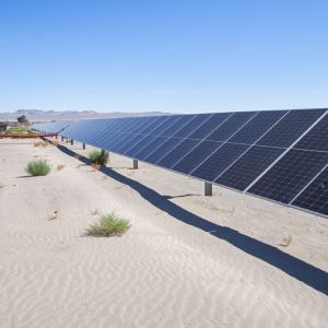 SCE's Sheep Creek Community Solar Farm near the high desert city of Adelanto.