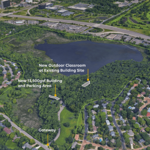 Westwood Hills Nature Center Aerial View