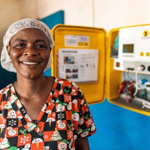 Health worker, Sierra Leone