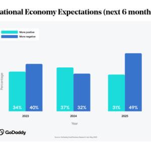 "National Economy Expectations (next 6 months)" chart