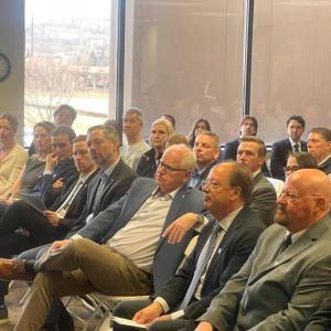 people sitting in an audience 