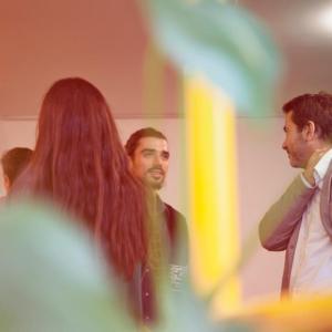 People at a business conference