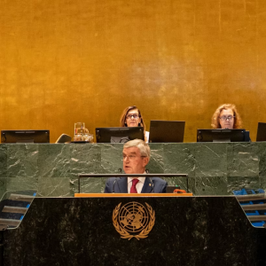 International Olympic Committee (IOC) President Thomas Bach