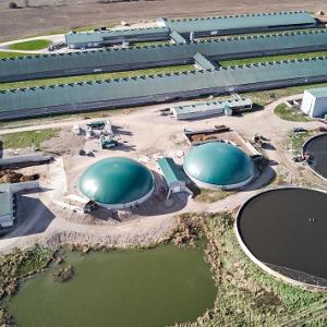 Aerial view of Stanton Farms