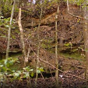 The steep cliff sides of the Red Hills Region