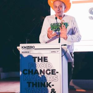 Stephen Ritz receiving award