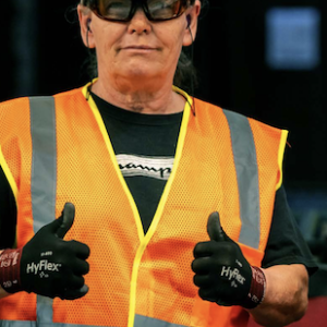 person giving thumbs up 