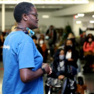 speaker at Benton Harbor’s Pitch Night