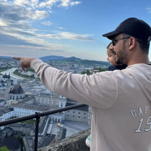 Sudhir visiting Florence.