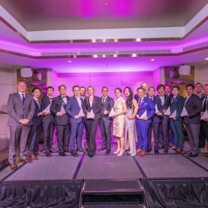 Group photo at award ceremony