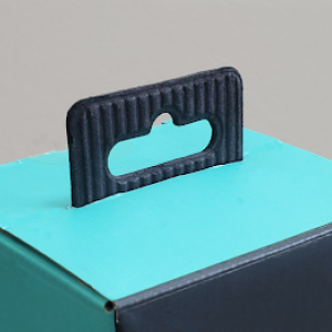 Paper hang tag on Logitech product