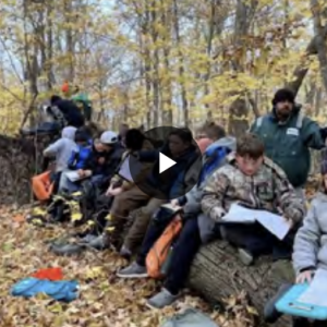 Teachers and administrators enjoying the Waubun-Ogema-White Earth School District’s outdoor learning program