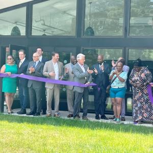 Ribbon cutting at True Bethel Commons.