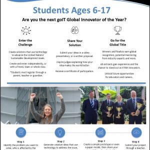 "Are you the next Global Innovator of the Year?"