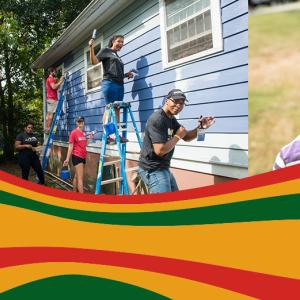 The Home Depot Foundation volunteers help members of the Black community with home repairs.