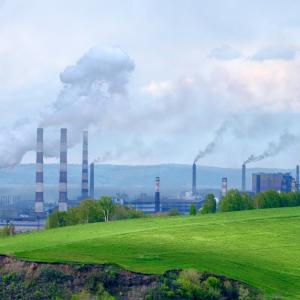 Smoke Stacks from Factory