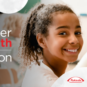 "Better Health in Action" with image of child smiling