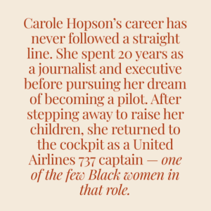 Tapestry Hosts Captain Carole Hopson for Black History Month Unscripted