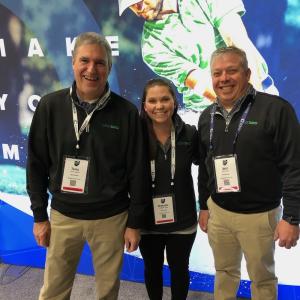 Group photo of Terry Gwinn and two others