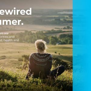Women sitting in a field. Image reads: The Rewired Consumer.