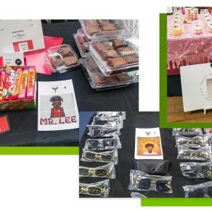 A collage of event tables 