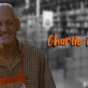 Photo of Charlie Rossi wearing his Orange Apron.