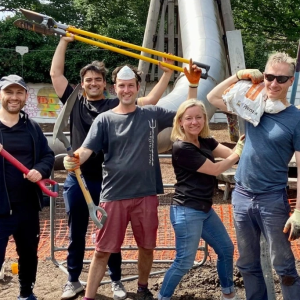 Volunteers at The Childhood Land Trust - London