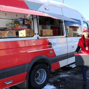 Salvation Army disaster response vehicle