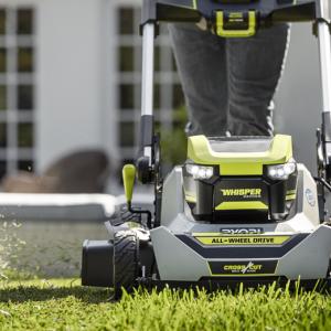 Ryobi chargeable mower.