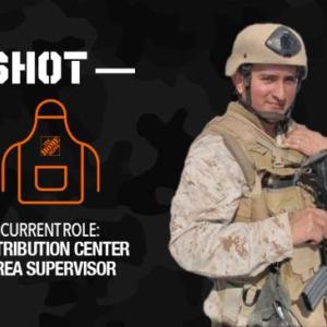 One of the company's values that has a direct correlation with the Marine Corps' values is doing the right thing. It's about doing the right thing when no one is watching. As a leader in the military and at The Home Depot, being dependable and having integrity are two very important traits. /1 JUAN ORDAZ