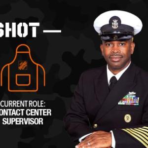 11 One piece of advice I would give to veterans and military spouses is to own your development. Perseverance, organization, flexibility and resiliency are the backbone to a successful military career. Those same traits are what will help you succeed at The Home Depot. I/ MARLON JOSEPH