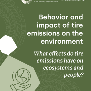 "Behavior and impact of tire emissions on the environment"