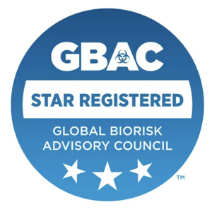 GBAC Star Registered logo. Global BioRisk Advisory Council
