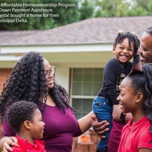 Family of 5 outside home
