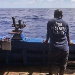 Person monitoring commercial fishing on longline tuna vessels.