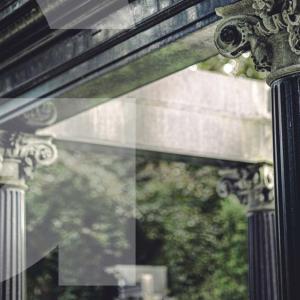 two building pillars