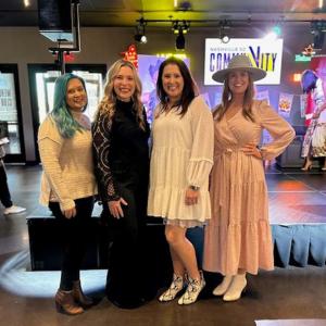 U.S. Bank Nashville employees Amy Hampton, Maci Reaves, Megan Miller and Sara Fischer at a Play Like a Girl event.