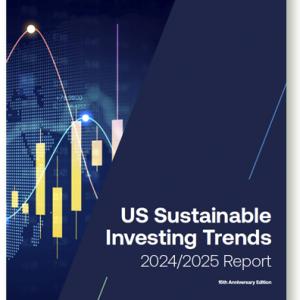 cover of 24/25 Trends Report from US SIF