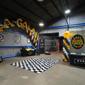 The refurbished space at the East Side Riders Bike Club.