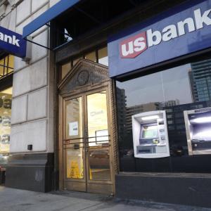 U.S. Bank exterior location shown.
