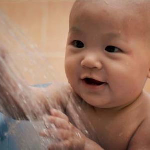 baby in bathtub