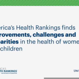 The report also found increased frequent mental distress in women, increasing levels of obesity among women and lack of physical activity among children