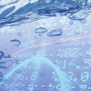 numbers superimposed on water