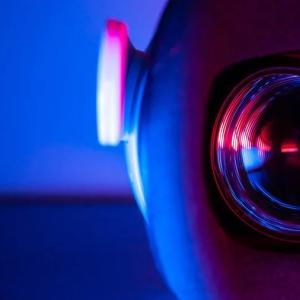 Close up of a VR headset