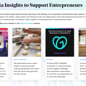 Venture Forward Report: Using Data Insights to support entrepreneurs.