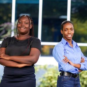 Princess Gaynor and Brianna Hanson