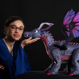Photo of Victoria and Belle's Dragon 