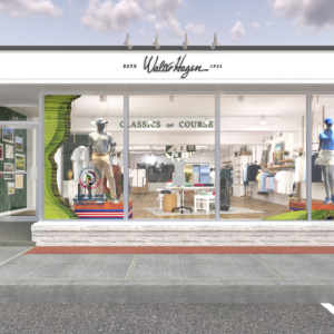Walter Hagen Pop Up storefront.