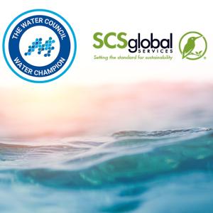 SCS Global Services and The Water Council logos